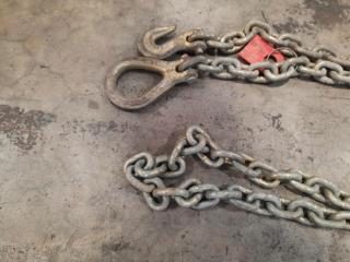 Pair of 4.8M Lashing Chains