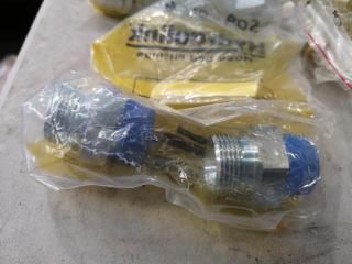 Assorted Lot of Industrial Hydraulic Fittings