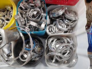 Crate of Stainless Steel Pipe Fittings