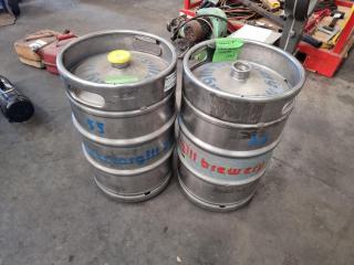 Pair of 50L Commercial Beer Kegs (Damaged)