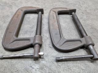 2x 200mm G-Clamps