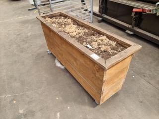 Mobile Wooden Planter Box