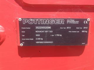 2012 Pottinger Novacat Mower with Grouper