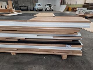 Large Assortment of MDF Boards and Cut-Offs