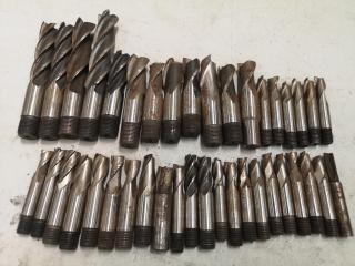 40x Assorted Milling End Mills