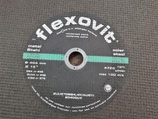 4x 406mm Flexovit Metal Cutting Disks