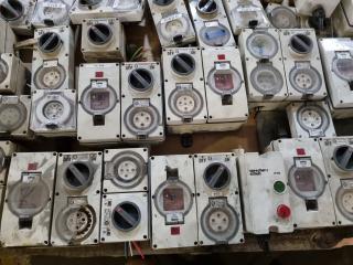 Large Selection of 3-Phase & Single Phase Sockets, Switches, & More