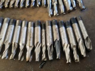 Large Lot of Endmills