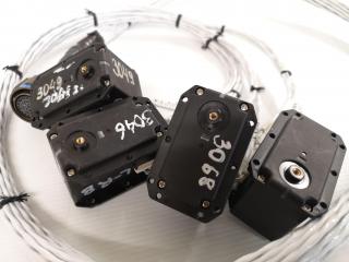 4x Robotis Dynamixel MX-64AR Robot Servo Actuators w/ Cable Harness