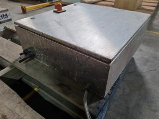 Stainless Steel Electrical Cabinet w/ Contents