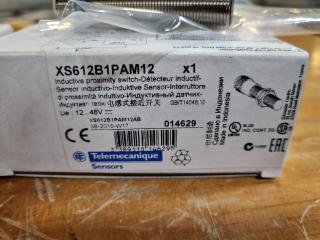 2x Telemecanique Inductive Proximity Sensors XS612B1PAM12