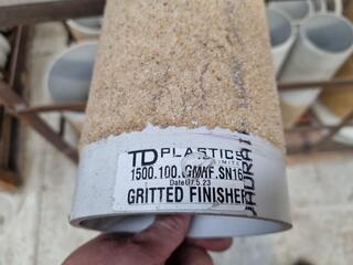 Assorted PVC Pipe Connectors, Fittings, w/ Steel Crate