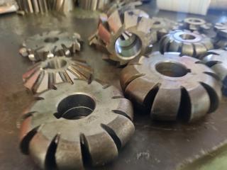 Large Lot of Milling Machine Cutters 