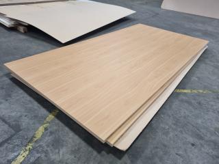 2 Panels of Wood Grain Laminated MDF (25mm)