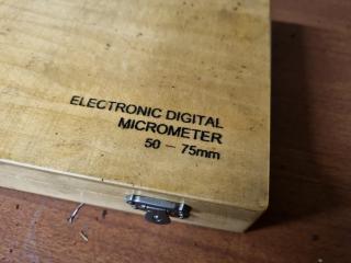 Electronic Digital Micrometer 50-75mm