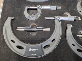 Starrett 6-Piece Outside Micrometer Set