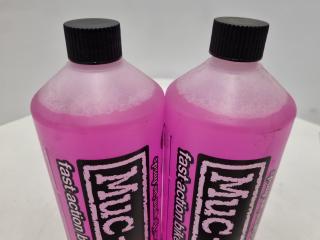 2x Bottle of Muc-off Fast Action Bike Cleaner
