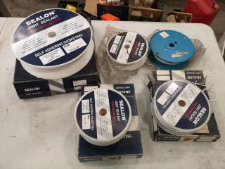 5x Partial Spools of Sealon Joint Sealant Self Adhering Gasketing