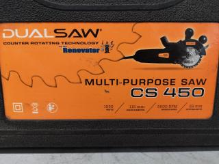 DualSaw 115mm Multi Purpose Saw w/ Case