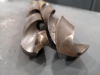 2x Morse Tapper Mill Drill Bits, Imperial Sizes