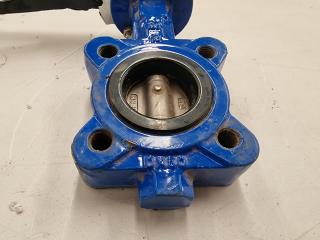 QHT-DN50 PN16 T1511 Body And Disc Center Line Butterfly Valve