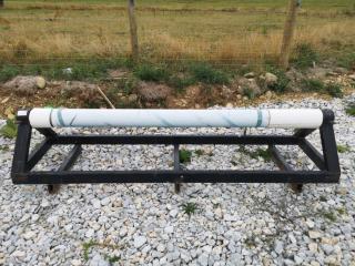 Heavy Steel Agricultural Silage Pit Plastic Liner Roll Rack Unit