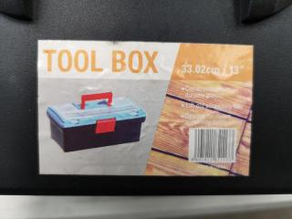 17x Assorted Plastic Tool Boxes