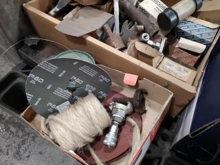 Mixed Lot of Workshop Hardware, Accessories, & More