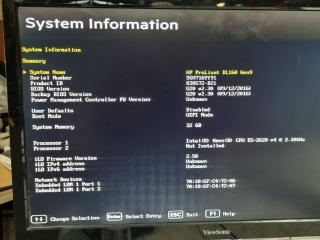 HPE ProLiant DL160 Gen9 Server w/ 1x Intel Xeon Processor