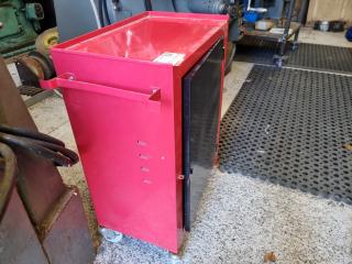 Small Mobile Metal Workshop Tool Cabinet