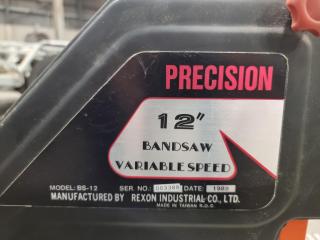 Rexon Precision 12" Variable Speed Band Saw