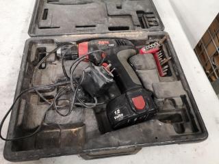 Skil 12V Cordless Drill w/ Battery, Charger & Case