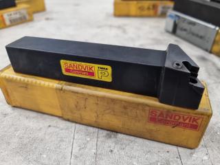 5x Sandvik Coromant Lathe Tool Holders, 25x25mm size