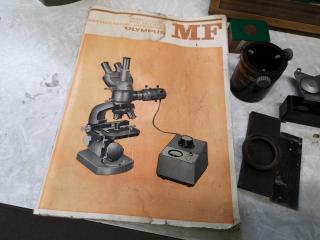 Olympus Metallurgical Microscope Set
