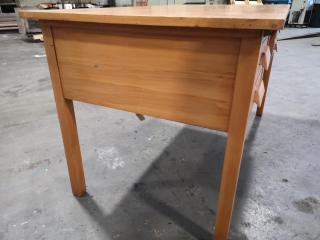 Vintage Wood Office Desk