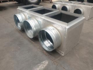 3 x Insulated Ductwork Grille Boxes