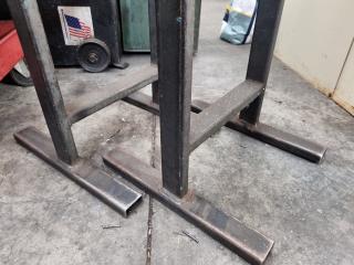 Pair of Steel Materisl Support Frames / Saw Horses