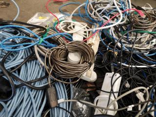 Lot of Assorted Computer Networking, Power, USB Cables & More