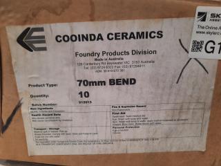 10 x Cooinda Ceramic 70mm Bends