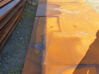 Three Large Sheets Plate Steel