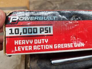 Powerbuilt 10,000psi Heavy Duty Lever Action Grease Gun