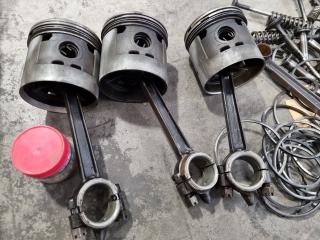 Assorted Pistons, Rings, Valves, & More for Ford Model A Vintage Car