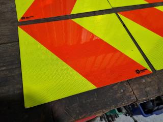 4x Commercial Truck / Trailer Safety Reflectors by Sentinel Safety