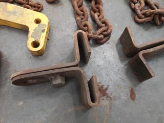 Assorted Lifting Hooks, Links, Chains & More