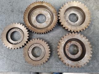 5 x Gear Shaper Cutters 