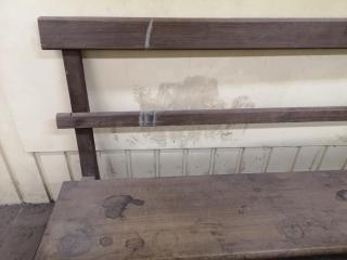 Antique Vintage Wooden Bench