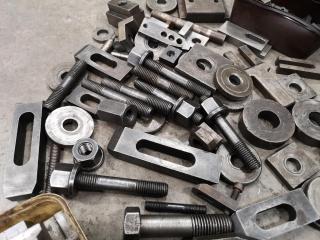 Assorted Mixed Mill Lockdown Components, Parts, & More