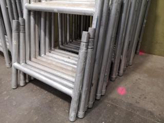 22x Aluminium Upright Scaffolding Frames