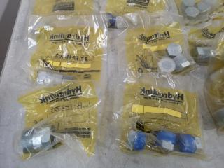 Assorted Lot of Industrial Hydraulic Fittings