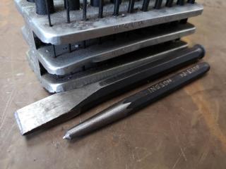 Set of Centre Punches + Chisel